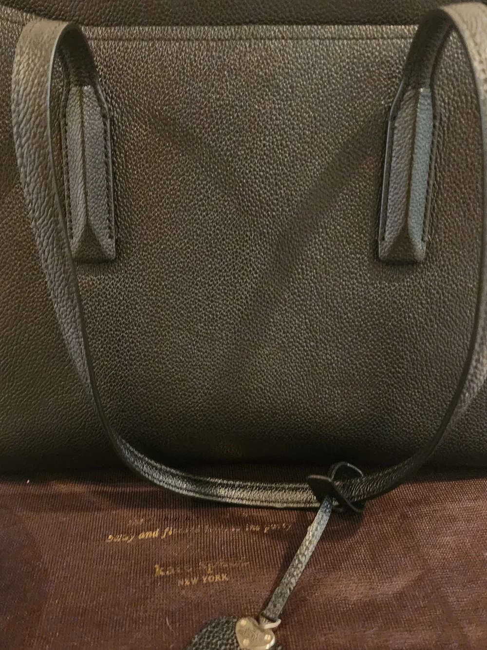 Kate Spade New York Margaux Large Work Tote – Black Pebbled Leather